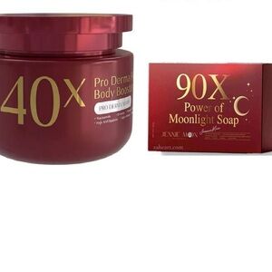 40X Pro Derma Body Booster and 90X Moonlight Soap Set